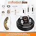 GODCTSUP Golf Cart Brake Repair Kit for EZGO TXT 1996-Up Electric Models, EZGO Brake Hub Drum Maintenance Kit with TXT Brake Drum&Brake Shoes&Spring Kit, OEM# 19186G1, 70794G01, 70795G01