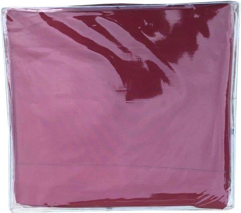 Queen Size Sheets 1800 Thread Count 60% Clara Clark Egyptian Cotton, 40% Polyester Microfibre Blen Pill Ball Free Guaranteed Sheets Deep Pocket Fits Mattress up to 18 Inch Thick 15177-Burgundy-NPF