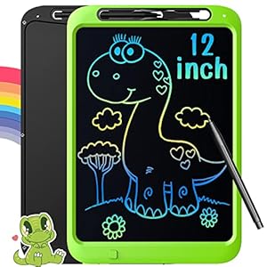 Richgv Kleurrijke Lcd-schrijftablet, 12 Inch Digitale Ewriter Met Schrijfpen, Elektronische Grafische Tekentablet…