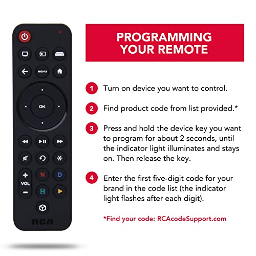 Télécommande universelle RCA pour connecter votre TV et boîtier de streaming - 6