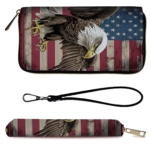 Mxfdegf Wristlet Wallet for Women Teen Girls RFID Blocking Credit Card Holder with Removable Wristle