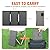 30W Portable Foldable Solar Panel Charger for Outdoor Camping Solar Battery Charger 12 Volt Waterproof High Efficiency Solar Panel Kit DC for Portable Power Station USB Solar Panel Battery Charger