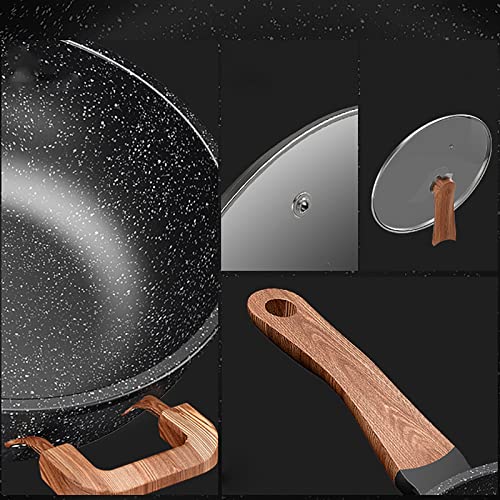 Wok de Piedra Maifan Antiadherente Resistente 30 cm miniatura 2
