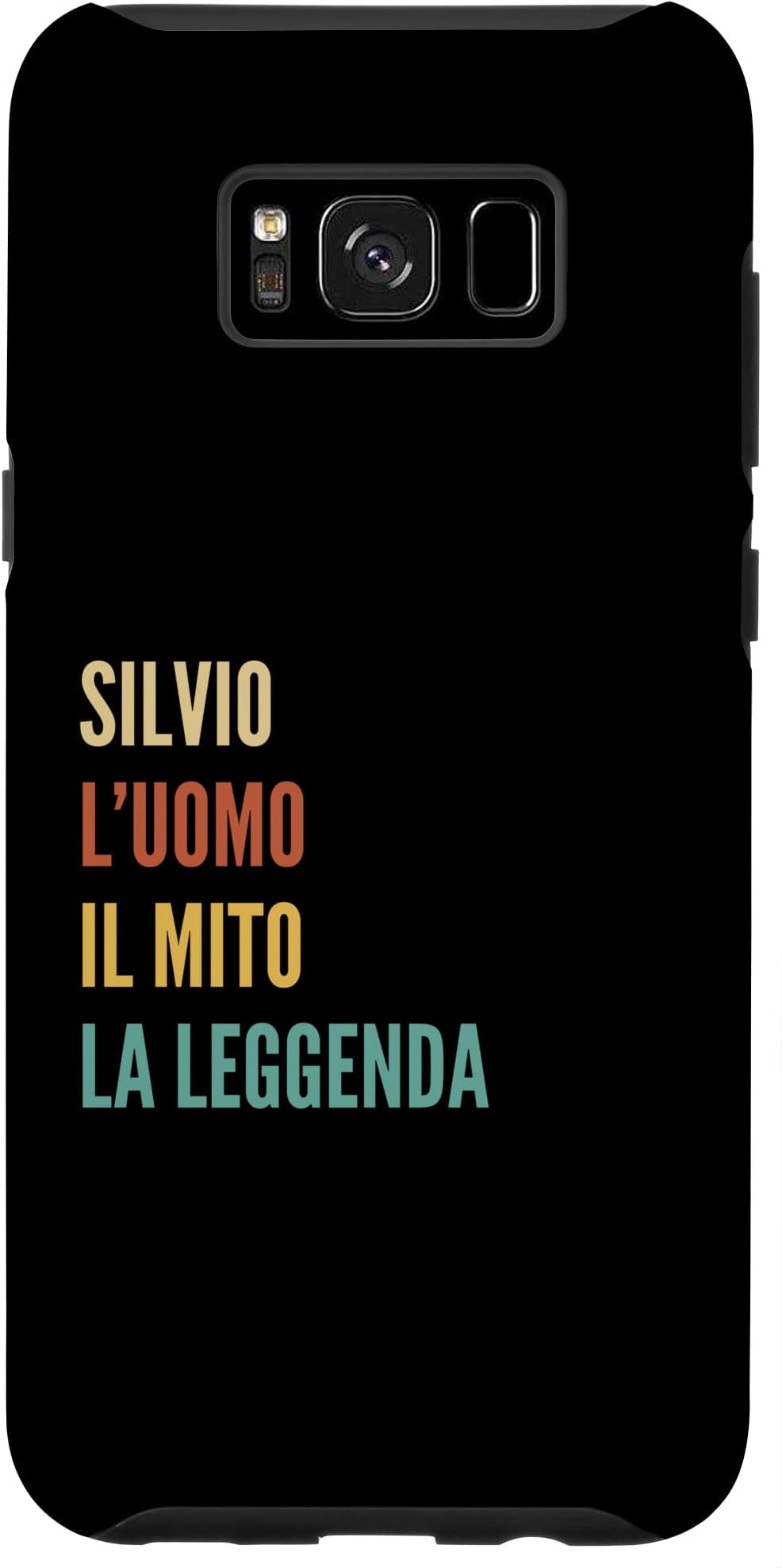 Galaxy S8+ Funny Italian First Name Design - Silvio Case