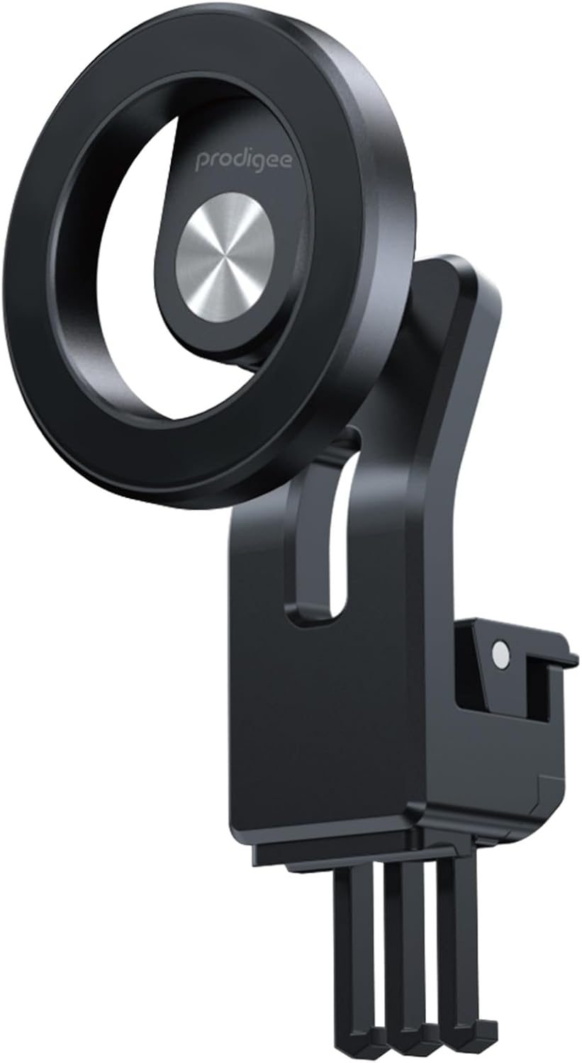 Prodigee Magnetic Rotating Car Mount for Smarthphones, Universal Car Holder for iPhone15/14/13 Pro, Samsung, MagSafe Made for Tesla Model 3, Tesla Model Y (Charging Not Supported)
