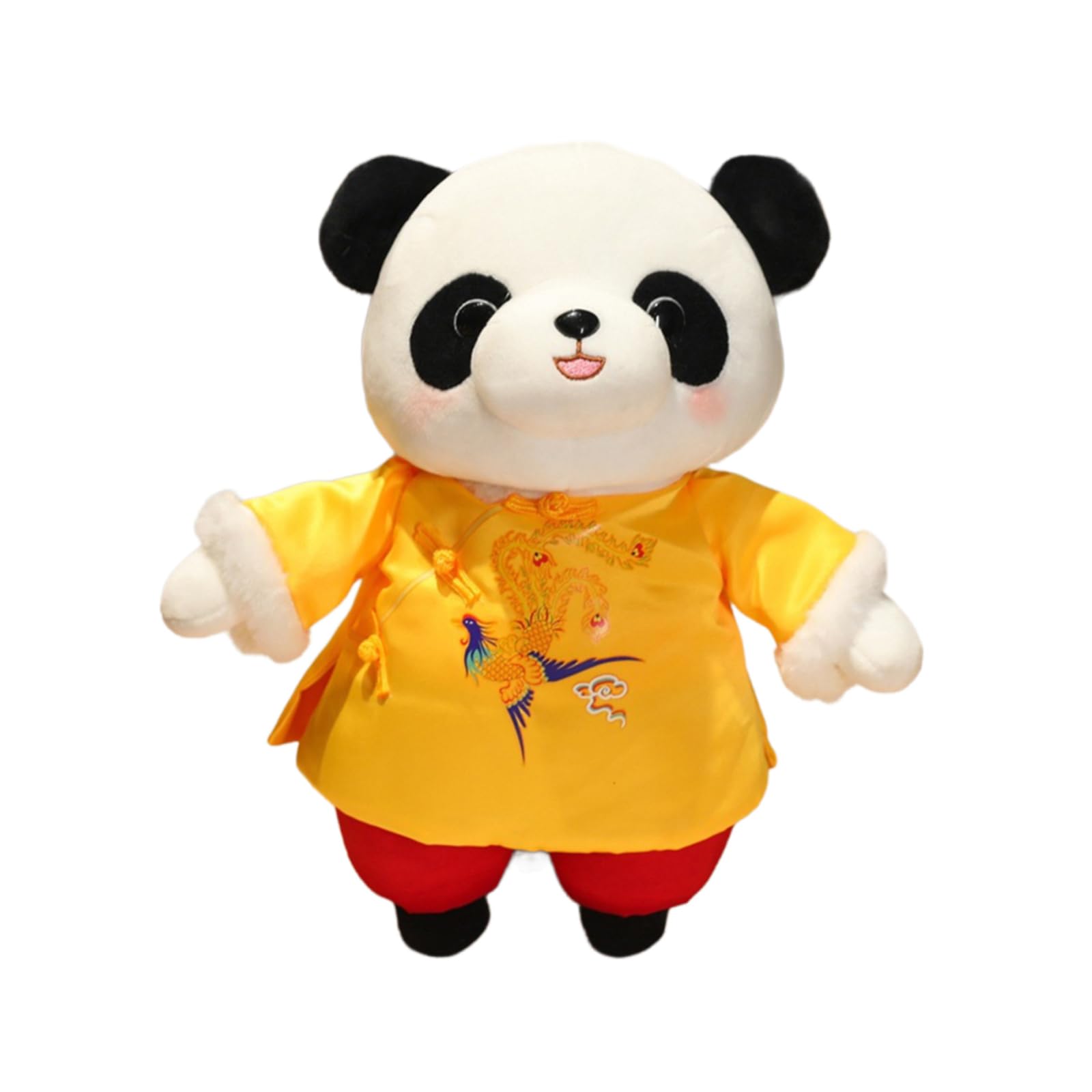 Tsophreniq Realistic Panda Stuffed Toy Pillow, Soft Velvets Huggables Plushes Animals Soft Hug Pillow for Comfort and Warmth Realistic Panda Stuffed Toy