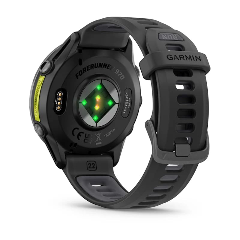 Garmin Forerunner 970 - inteligentny zegarek do biegania z wyświetlaczem Amoled i wbudowaną latarką LED - do 15 dni pracy na baterii i ulepszona obsługa nawigacji