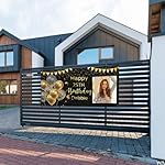 Personalized Custom Birthday Banner With Photo Name - Perfect For Men, Women & Kids - Customized Birthday Backdrop Banners For Party Decorations - Image 4