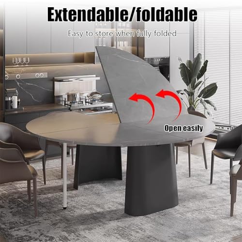 Table ronde pliable portable sans pieds à 4 plis de rechange