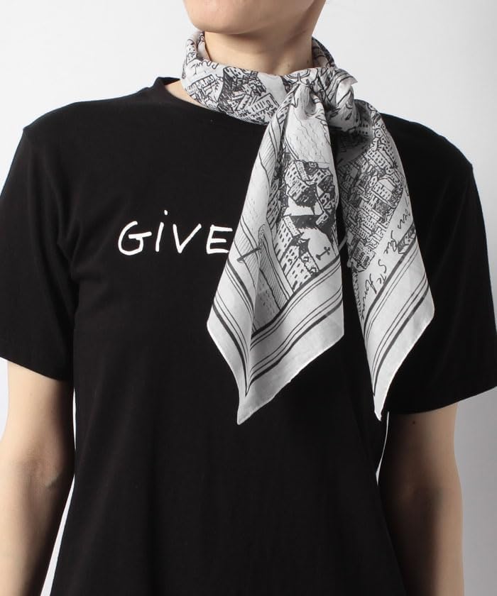 Amazon | [agnes b.] [アニエスべー] スカーフ KG25 ECHARPE Rue du