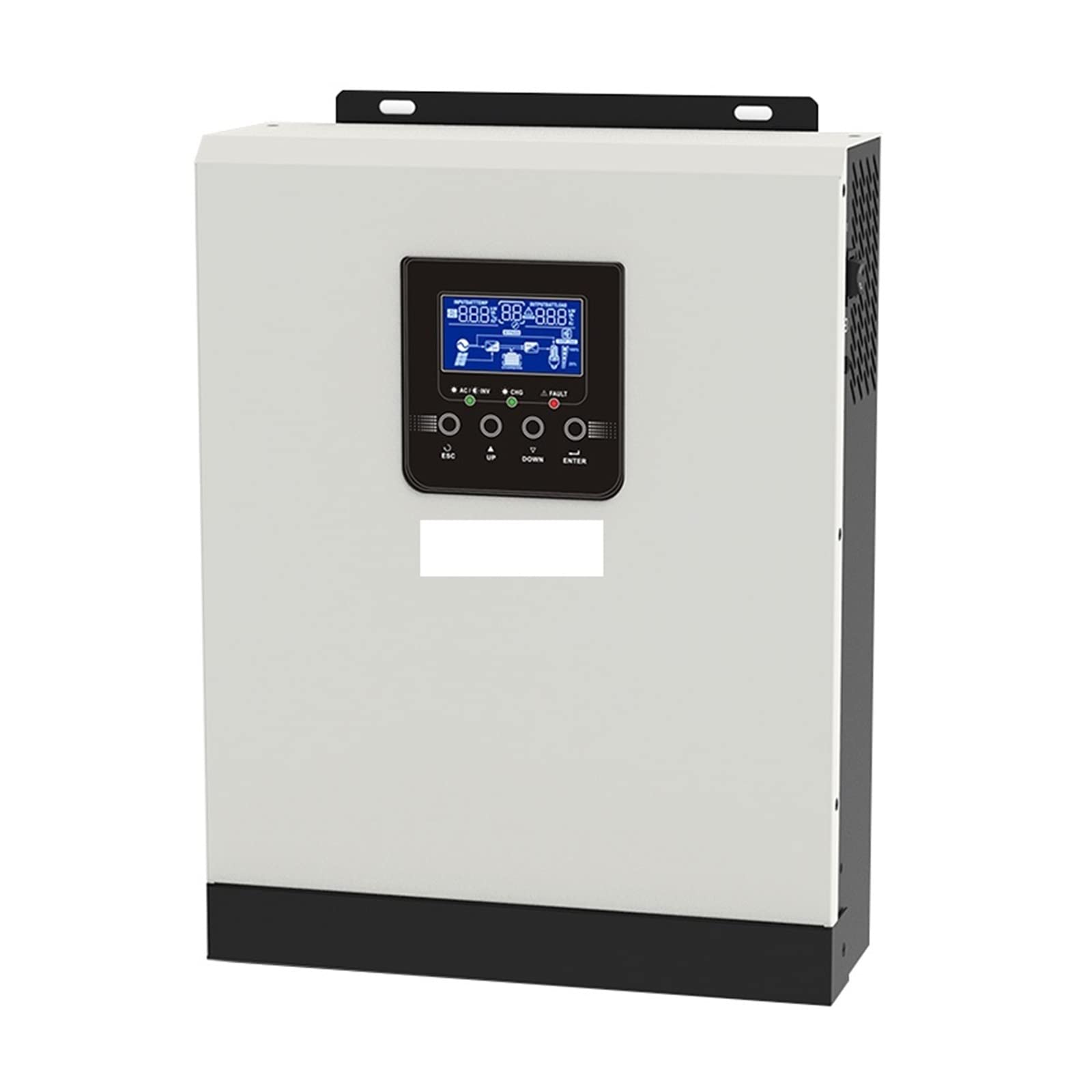 Inversor Solar de 3000 W, 2400 W, híbrido, 24 V, Entrada PV, 80 V CC, 220 V CA, Salida de Onda sinusoidal Pura integrada, Controlador de Cargador Solar 50A PWM Inversores solares