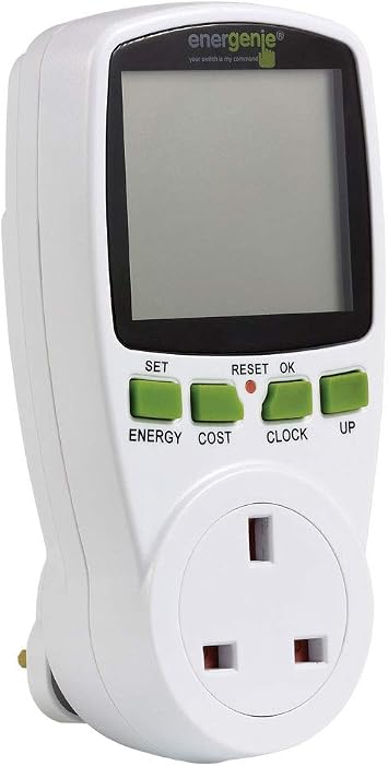 Energenie Ener007 Energy Saving Power Meter Monitor and Reduce Appliance Energy Usage - Energenie