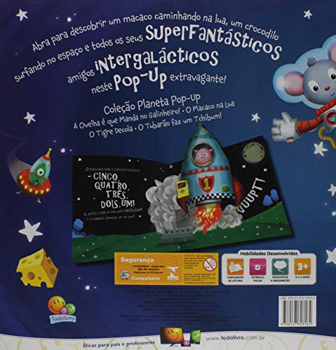 Planeta pop-up: O macaco na lua