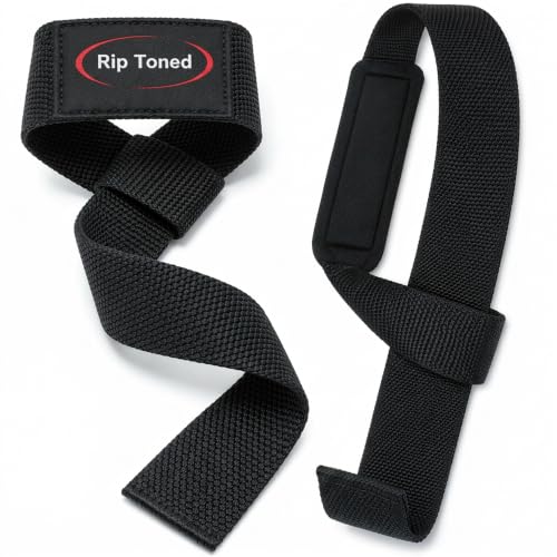 Image of Rip Toned Lasso Lifting Straps for Weightlifting, 23 inch Padded