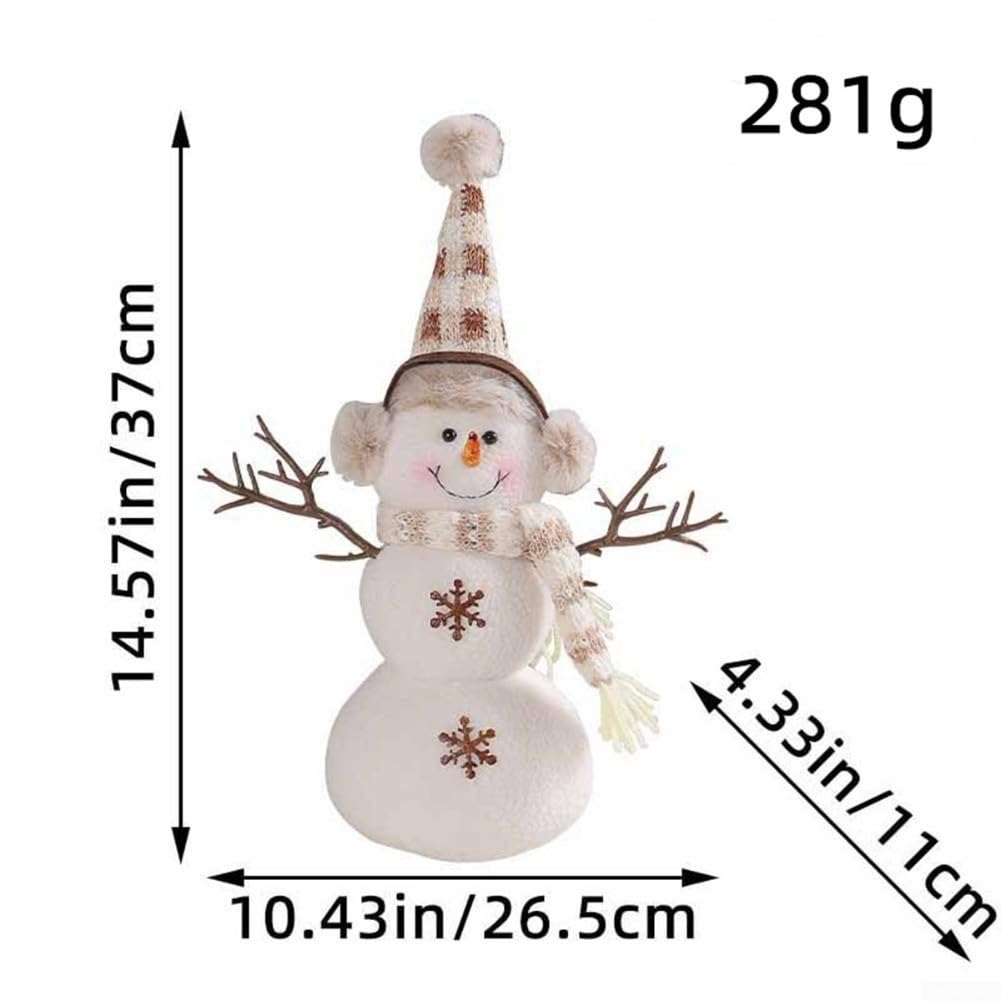 Weihnachts Schneemann Figuren Set 32cm für deko Weihnachts Schneemann