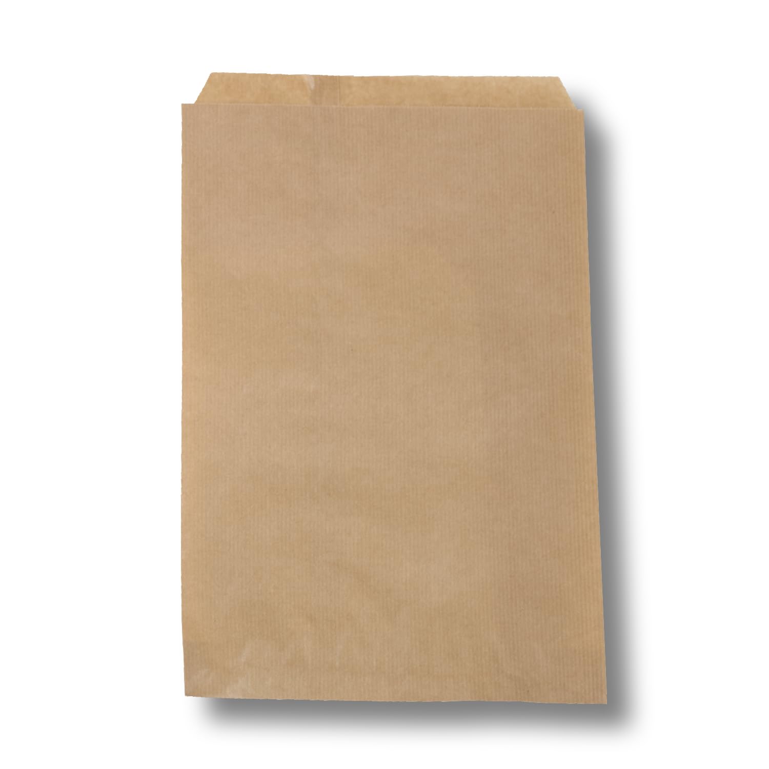 dm-folien Bolsas de papel, 2000 unidades, 160 x 230 + 20 mm, muchos tamaños, bolsas de papel de estraza de 40 g/m², bolsas de pan aptas para alimentos, bolsas de papel kraft reciclables para regalos y