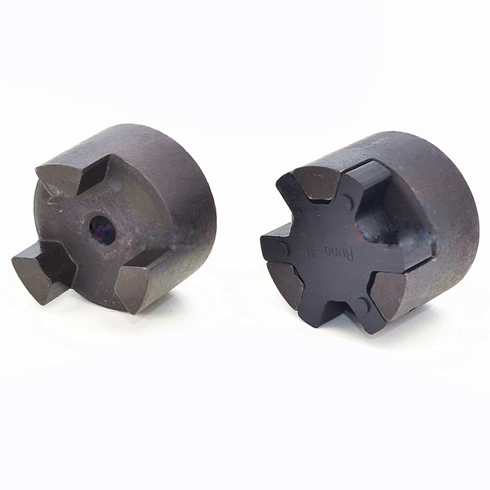 L-070 Set di giunti flessibili a L-Jaw da 3 pezzi con ragno in gomma NBR, foro di lavorazione da 6 a 20 mm (N. 1541)(L-099)
