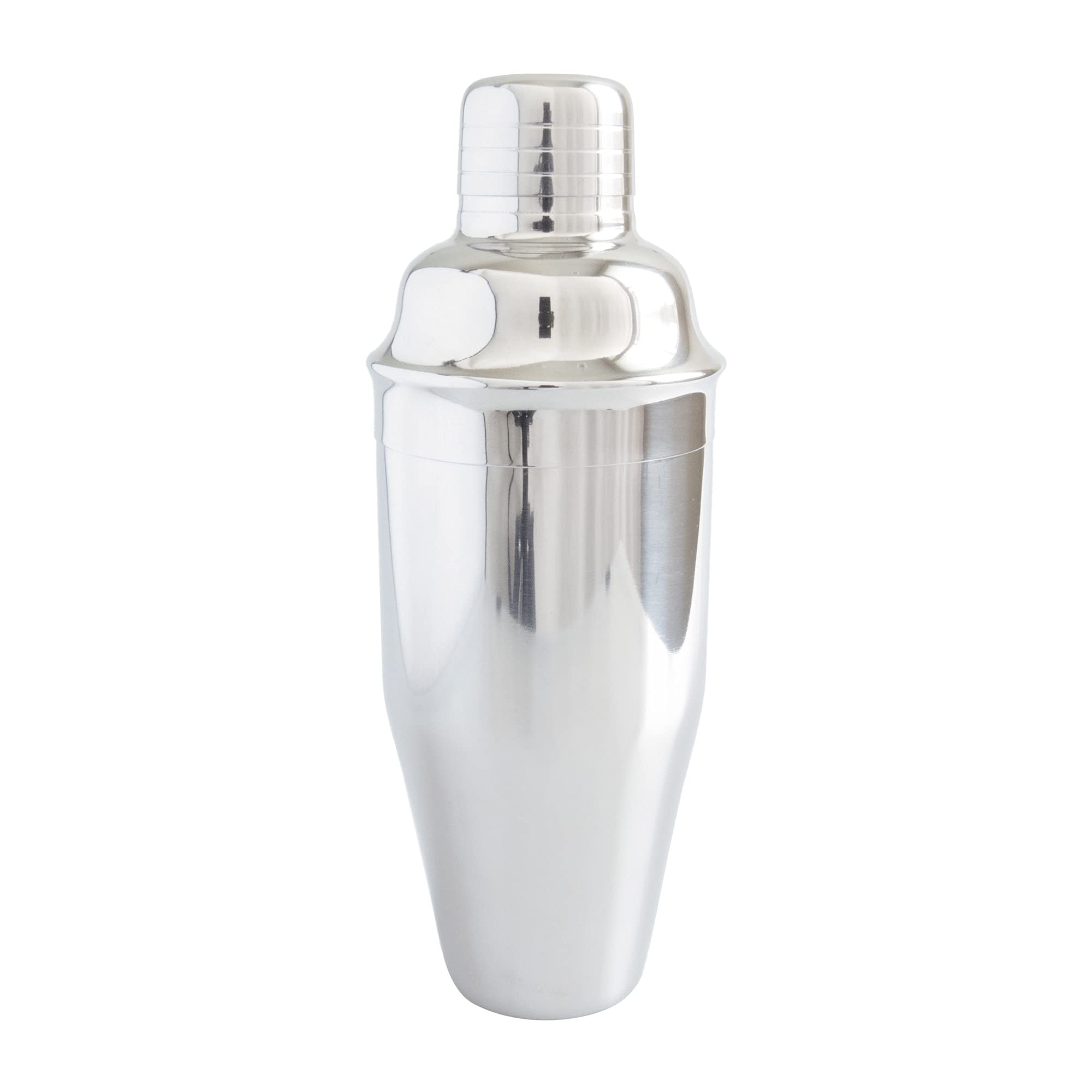 Buy 3Piece Stainless Steel Cocktail Shaker Extra Large, 24 oz Shaker