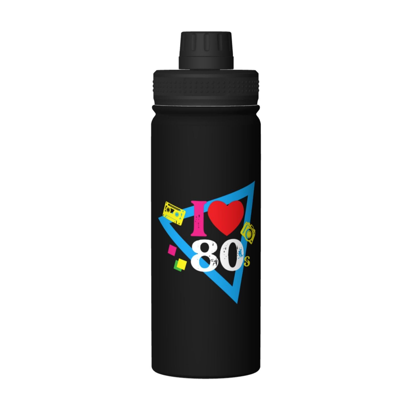 CDJ 25 Oz Single Walled Stainless Steel Leak Proof Sports Water Bottle 18/8(304) Metal Water Bottle For Cyclists, Runners, Hikers, Beach Goers, Picnics, Camping - BPA Free