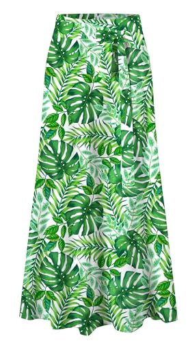 Image of Cromoncent Matching Hawaiian Outfits for Family, Dad and Son Matching Luau Beach Tropical Shirts Mommy Daughter Tropical Sets