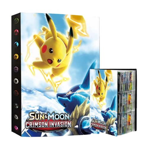 MAGIC SELECT Álbum para 432 Cartas, Libro con Fundas de Plástico para Tarjetas o Cromos, Ilustraciones de personajes. Estuche para Tarjetas Coleccionables Cover