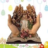 Sollee Abziehbare Religiöse Vinyl Wandkunst Aufkleber - Wandation Für Zuhause | Christliche Wandbilder Selbstklebend Für Kirchenmitglieder Spirituell Suchende Wohnzimmer