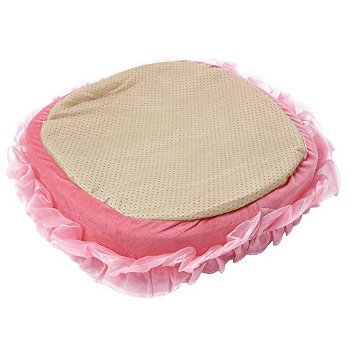 Prinzessin Hundebett Abnehmbar Tierbett Weich Gepolstert Hundebett Hundesofa Korb Lace Princess Bed Design Haustier-Bett