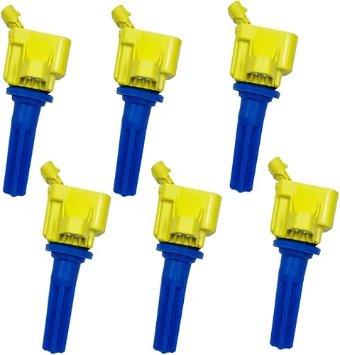 Bobina de encendido de rendimiento 12629472 UF497 Juego de 6 compatibles con Buick Rainier Chevrolet Colorado Trailblazer EXT GMC Canyon Envoy