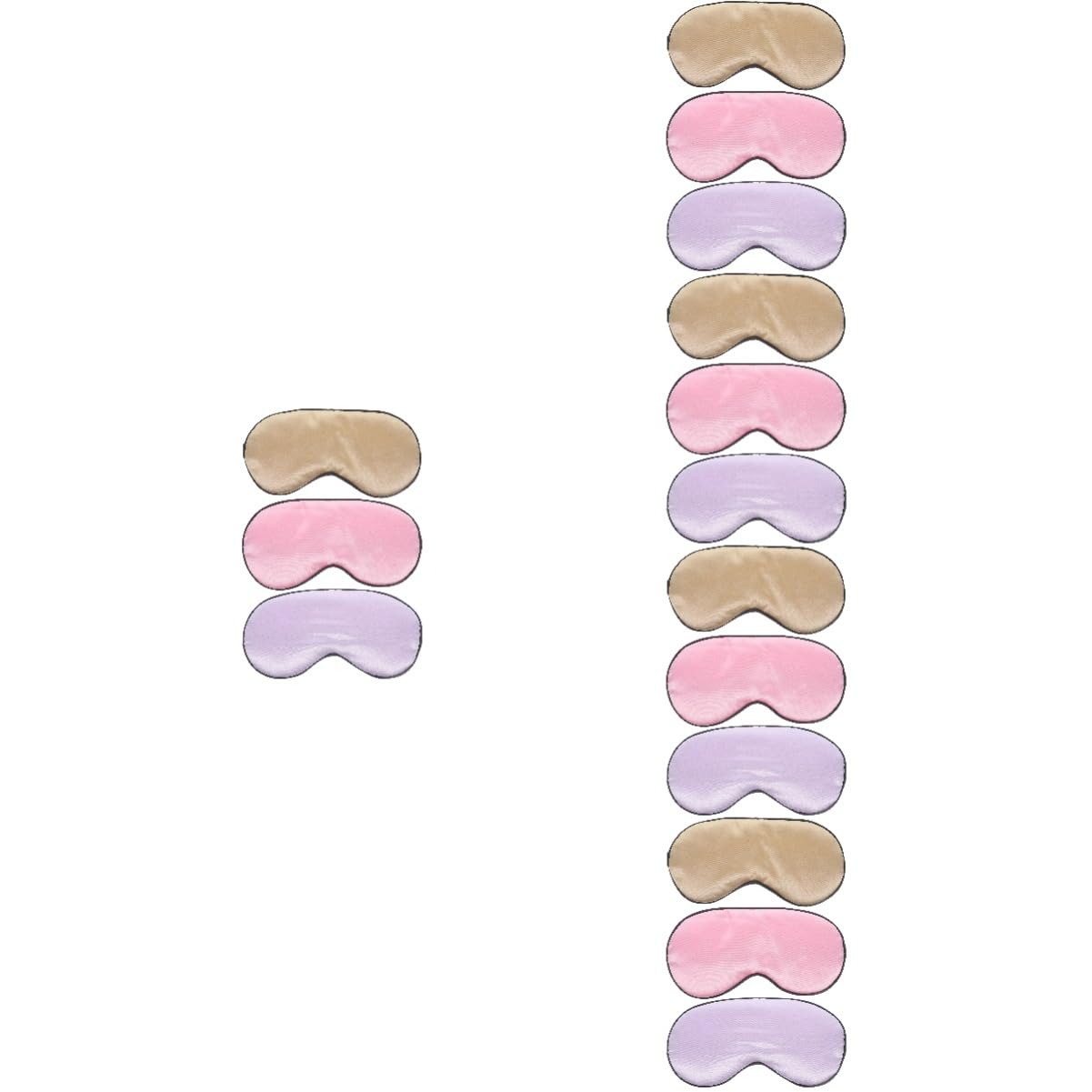 FOMIYES 15 Piezas Antifaz Para Dormir Cubiertas De Ojos De Colores Cómodas Máscaras Para Los Ojos Mujeres Ciegas Para Dormir Pantalla De Lámpara Rosa Para Los Ojos Para Adultos