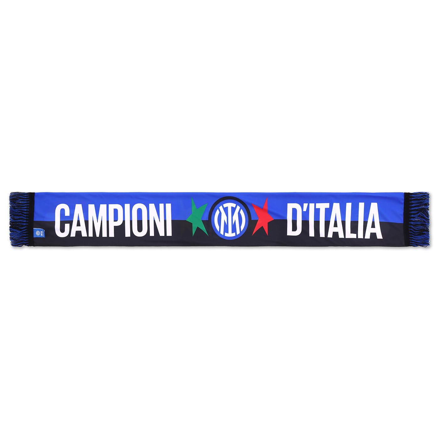 InterCelebrative Scarf 20th Scudetto 2024 Various Graphics, Dress in Black and Blue Colours