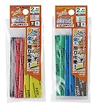 God Hand New GodHand Kamiyasu-Sanding Sponge Stick 2mm Assortment Set A & B Types GH-KS2-KB Pack of 2 for Plastic Models with Kanji Love Sticker, Pink, Yellow, Green, Blue, 4.13 x 0.78 in
