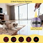 Cat Toy, Distinctive Purple Painted Metal Casing with Paw Print Design, USB Rechargeable, 3 Light Modes & 5 Adjustable Patterns,Interactive Chase Toy for Indoor Cat & Dog & Bird Training & Exercise - Image 3