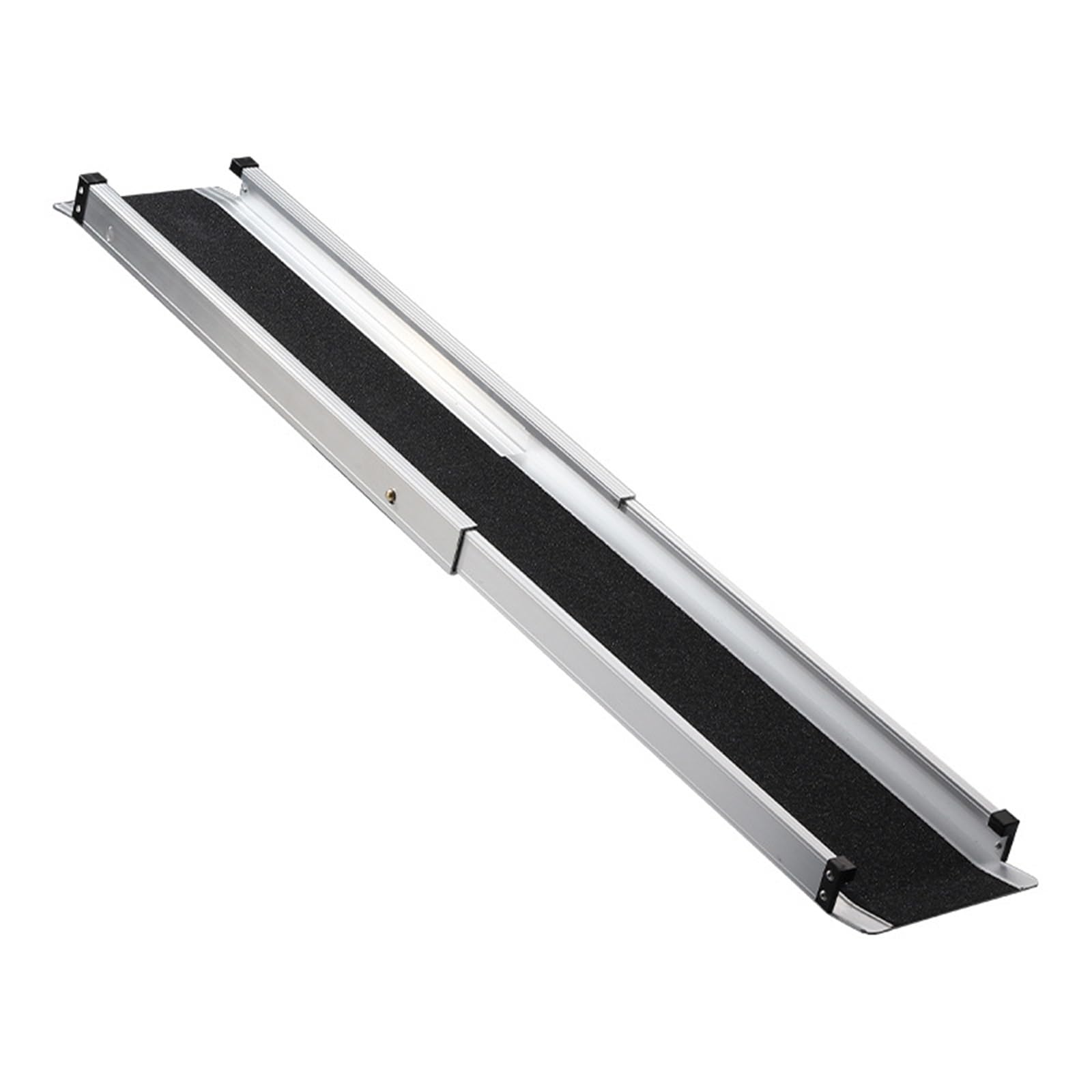 POGHDBXA Wheelchair Ramp, Folding Lightweight Aluminium Retractable Ramp 4 ft for Chair Wheels, for Home Steps, Stairs, Entrance, Umbra
