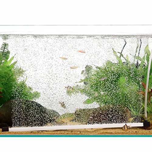 hygger Bubble Curtain Wall Aquarium Air Stone Kit, Fish Tank Air Bubbler Dissolved Oxygen Aerator...
