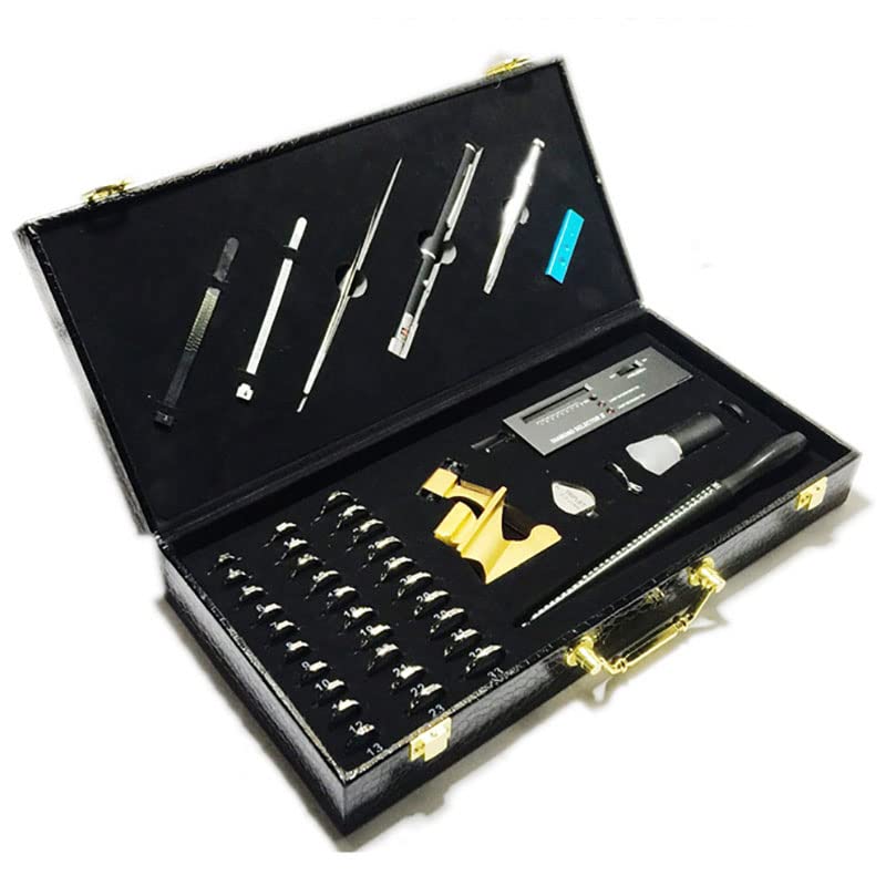Diamond Test Set Ring Sizer Jewelry Ring Measuring Processing Gauge Ring Diamond Detector Tools Kit Jewelry Sizers & Mandrels Gemstone Tester Moissanite Tester Jewerly Diamond Tester
