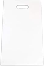 [A4 Size] Small Handle Bag (White) 9.1 x 15.0 inches (230 x 380 mm), Tear Resistant CPP, 50 Micron Thickness (100 Sheets)