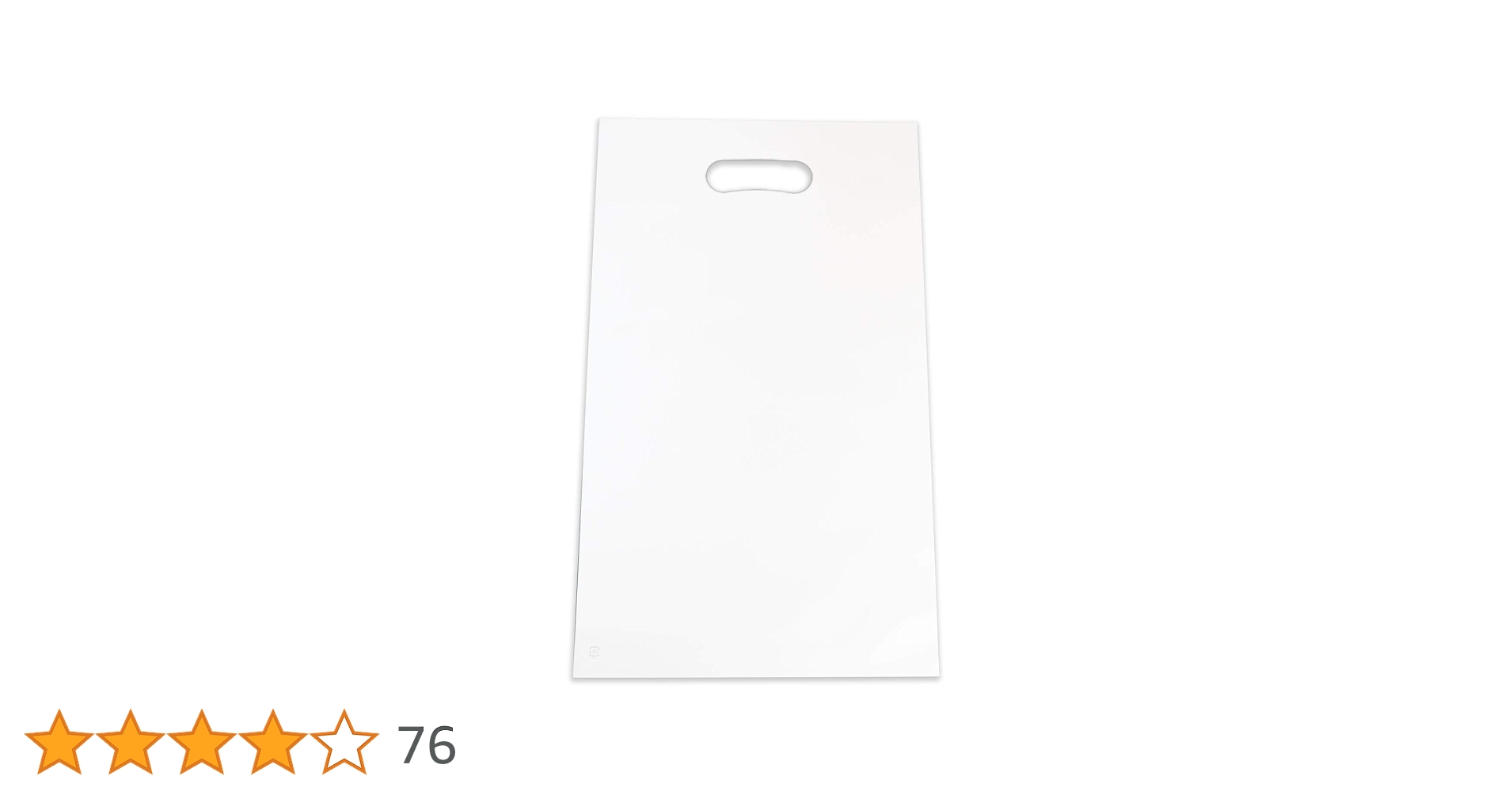 Amazon | 【A4サイズ】小判抜き 手提げ袋 白(ホワイト) 230x380mm 破れ