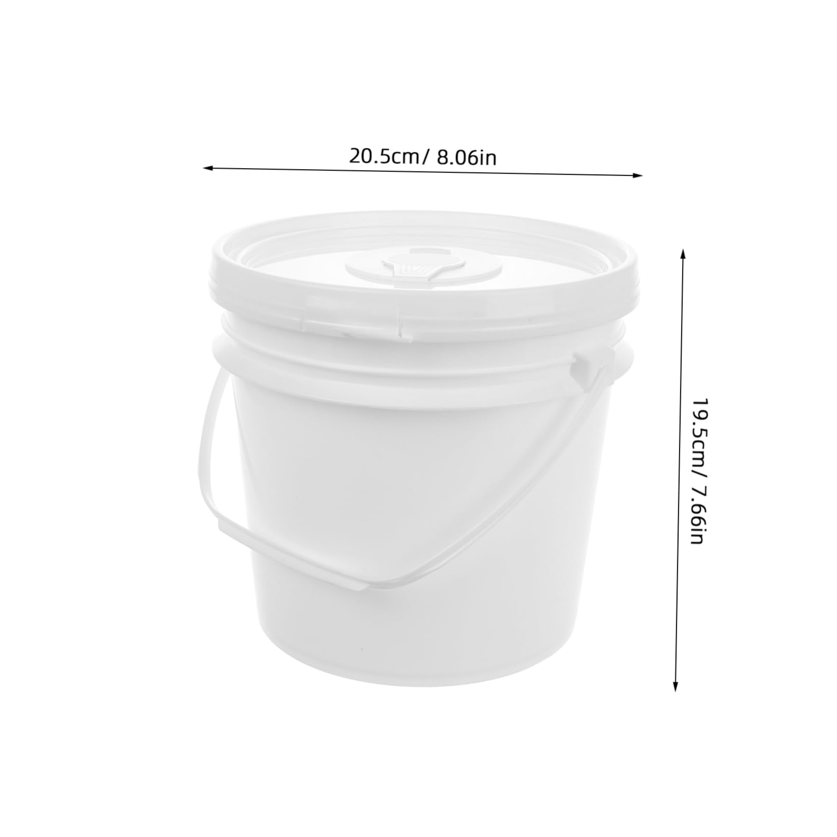 SOLUSTRE Cubo de Toallitas Húmedas Portátil Asa Contenedor para Toallitas Húmedas para Baño para Uso Diario Casa o Viaje