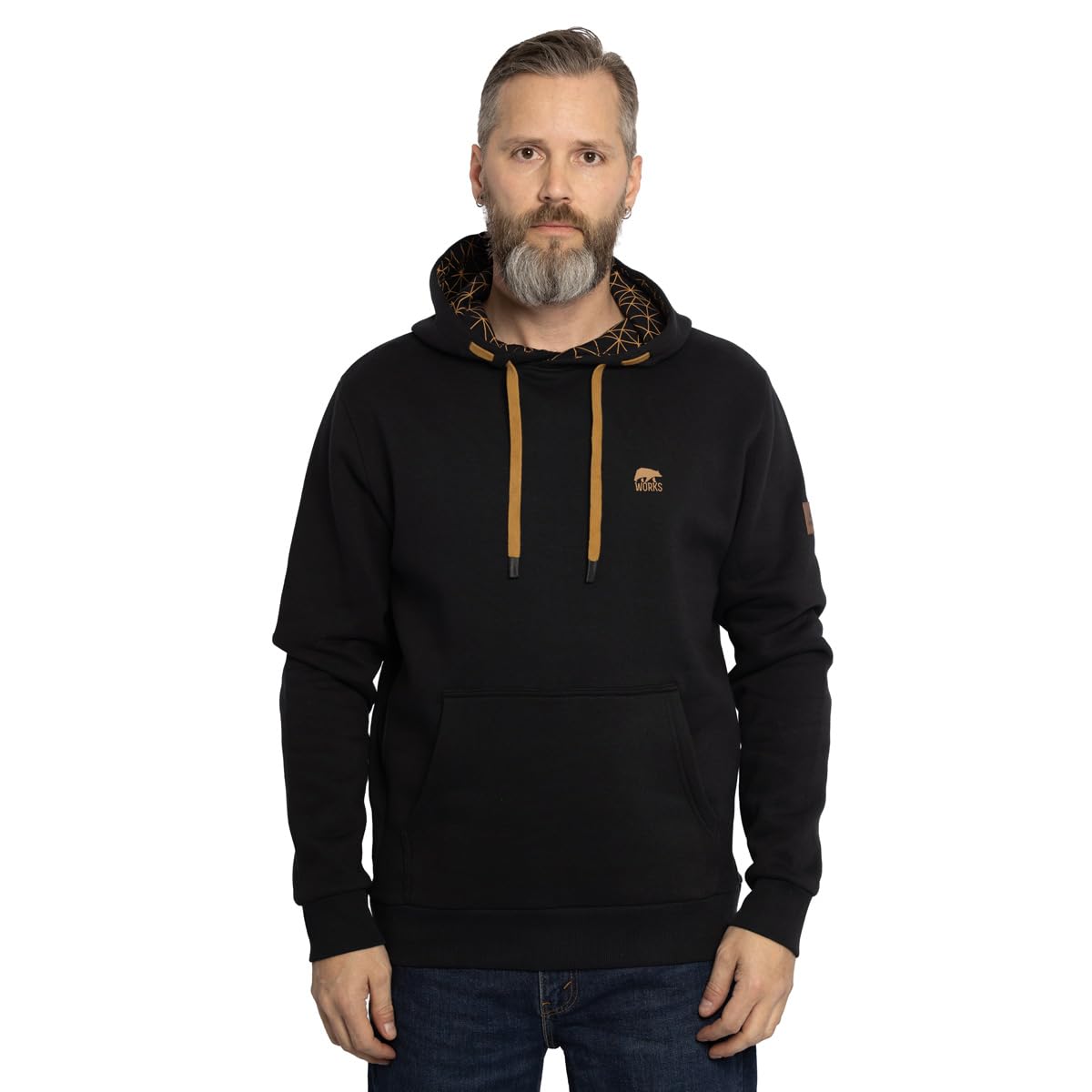 FORSBERG Hoodie mit kleinem Brustlogo sehr hohe Qualität Gute Passform hoher