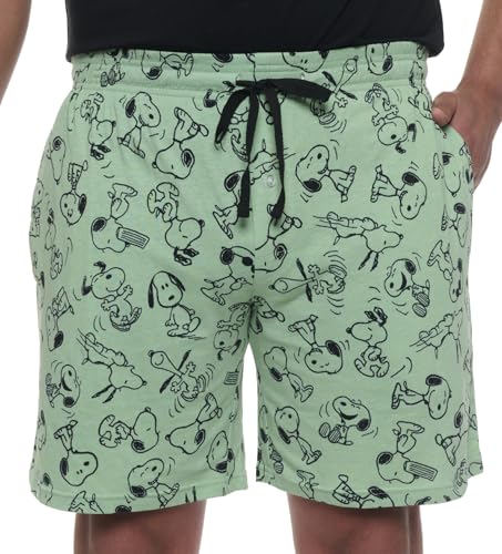 Peanuts Mens Snoopy All Over Print Lounge Pajama Pants or Shorts2