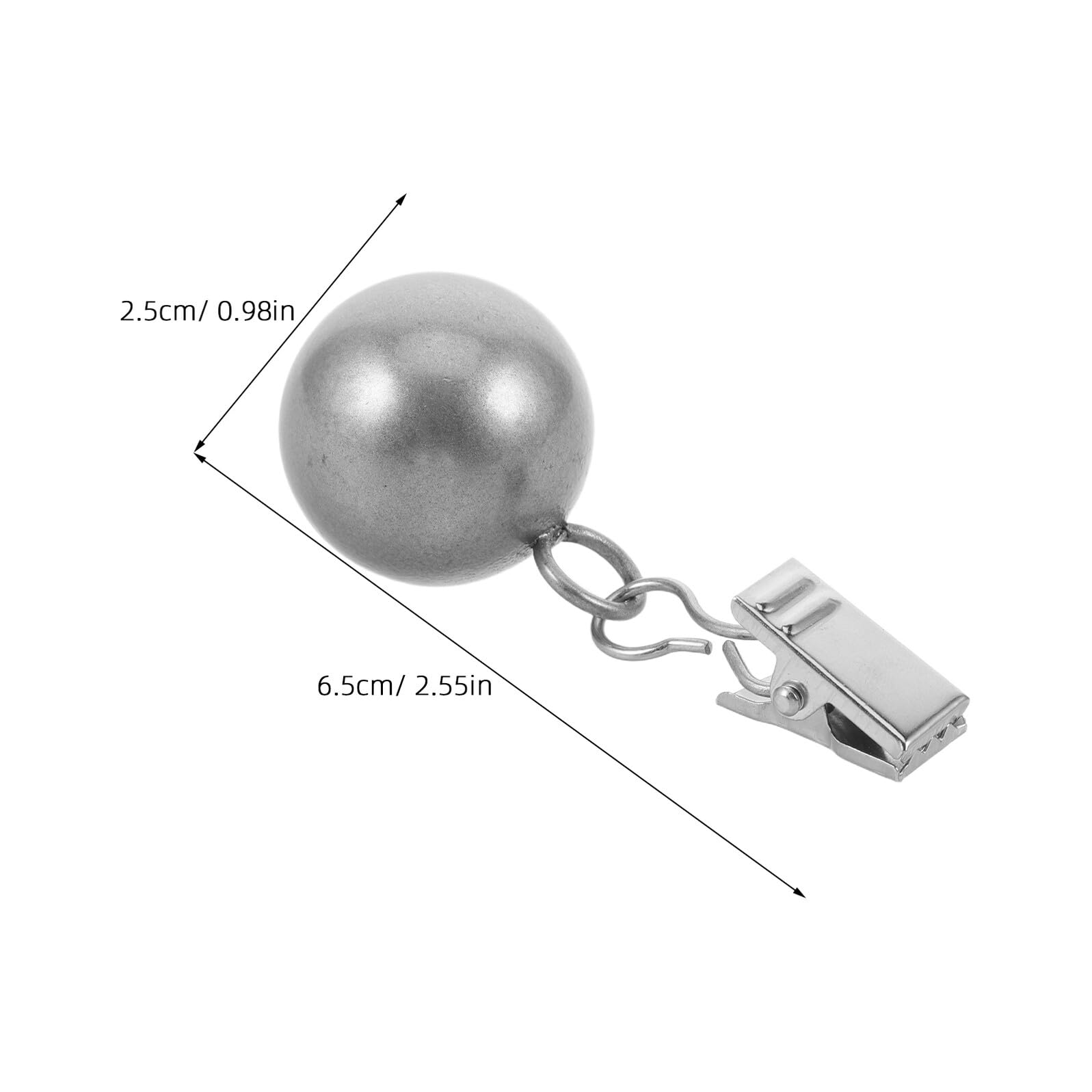 Toyvian 4pezzi Clip per Tovaglie in Acciaio Inossidabile Pesi Antivento per Tovaglia da Picnic all Aperto Supporti per Gonne da Tavolo per Feste e Matrimoni di Morsetti di Copertura