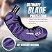 Winnwell Premium Skate Guards (Senior/Large, Purple) Protective, Cut-Resistant, Water-Resistant Covers for Ice Hockey and Figure Skates (Fits Skates Sizes 6-13)