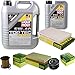 Produktbild QR-PARTS 69361497 Filter Set Inspektionspaket 6 Liter Motoröl Top Tec 4100 5W-40 MANN-FILTER Innenraumfilter Kraftstofffilter Luftfilter Ölfilter