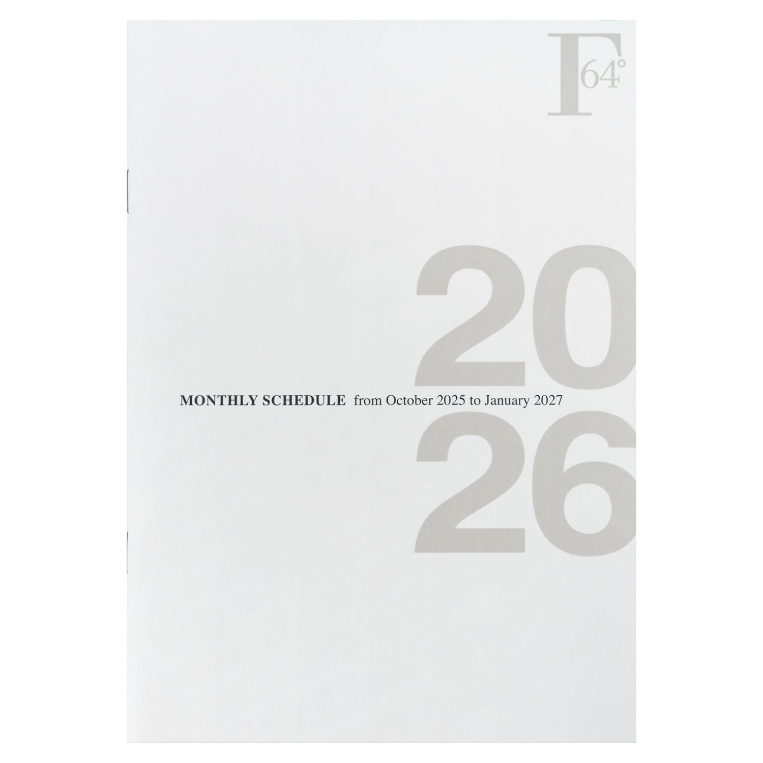 Kyokuto A5 Monthly Planner Oct 2025–Jan 2027