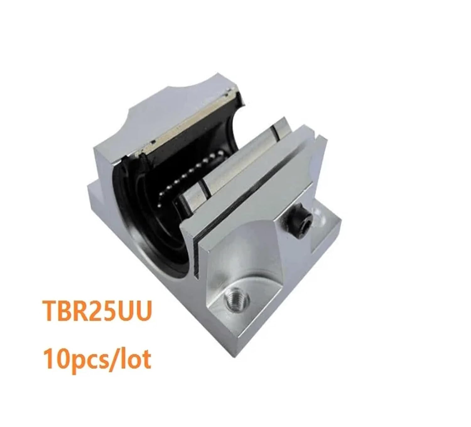 10pcs/lot TBR25UU 25mm Linear Ball Bearing Support Block