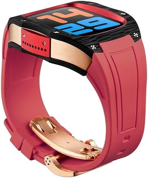 Boîtier titane Apple Watch 45mm style RM | Luxe et carbone