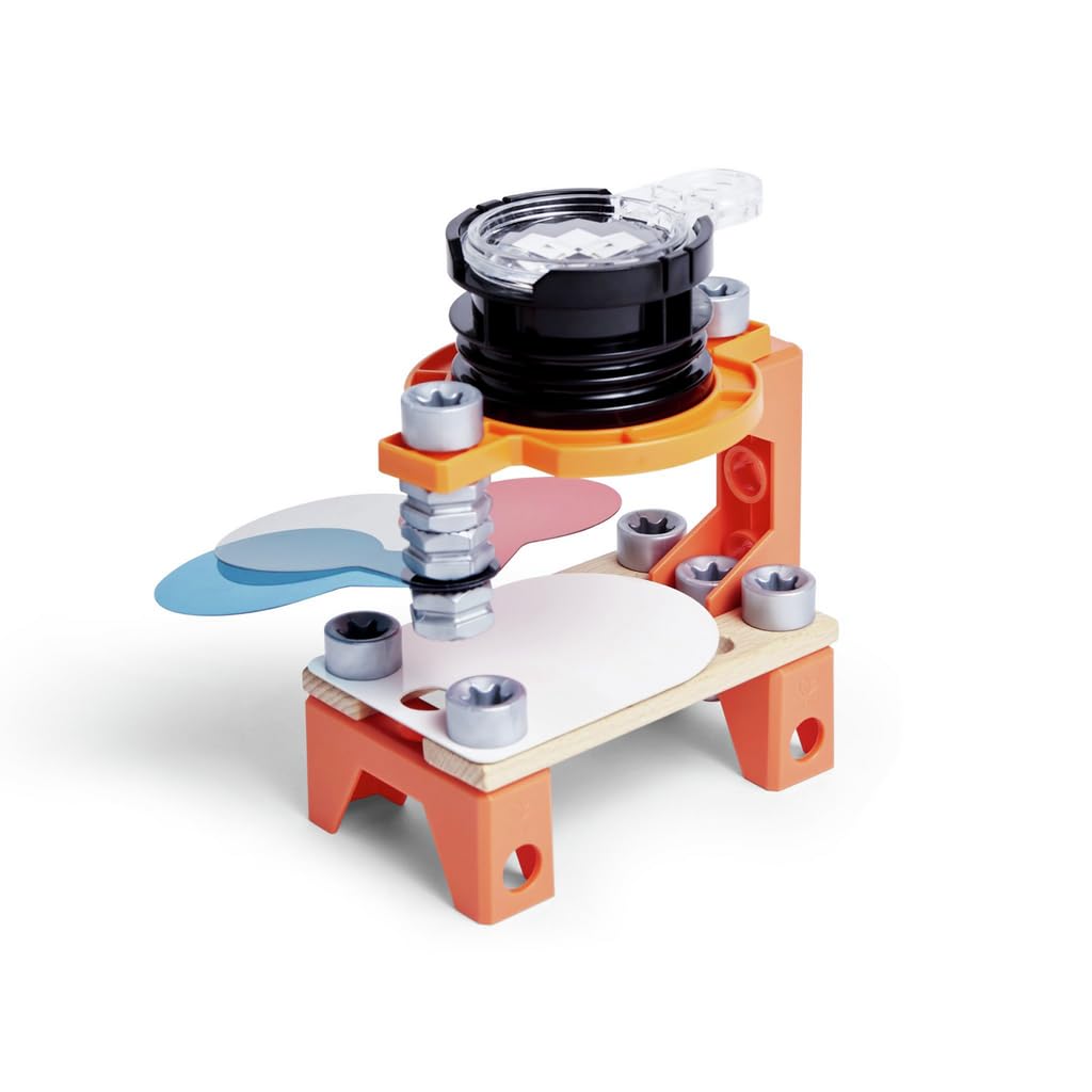 Hape Junior Inventor - Laboratorio di Scienze Ottiche - 8 esperimenti per scoprire le leggi dell’ottica dai 4 anni in su