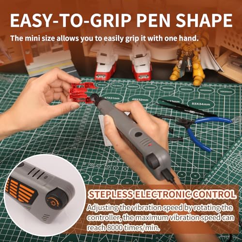 Cordless Pen Sander with LED Light