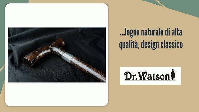 Dr. Watson Classic Fritz – Bastone Da Passeggio In Frassino Fatto - Foto 14