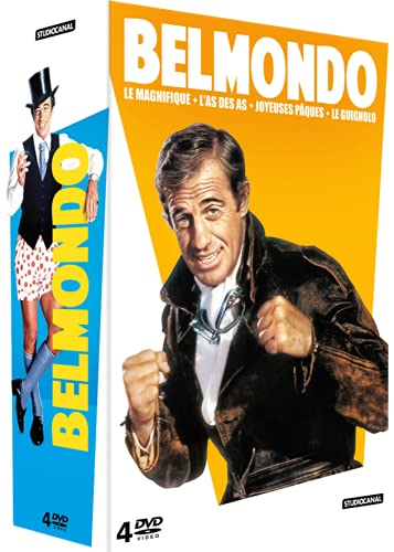 Belmondo-Coffret : Le Magnifique + L'As des as + Joyeuses Pâques + Le Guignolo
